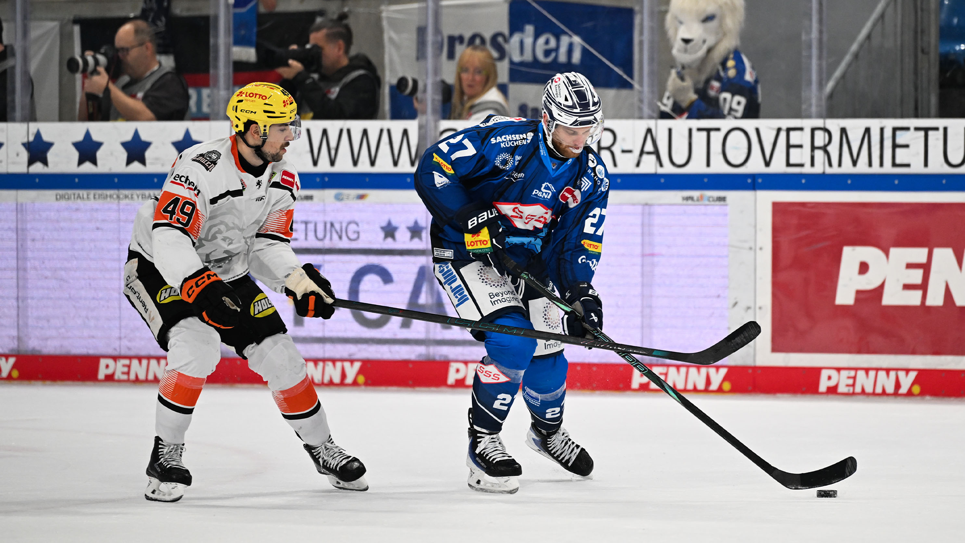Dresdner Eislöwen gg. Löwen Frankfurt
